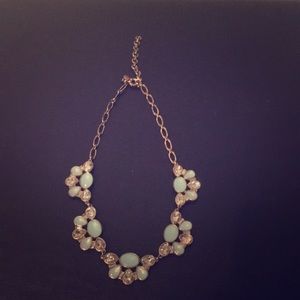 JCrew Necklace Turquoise and Crystal